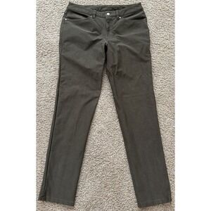 Lululemon ABC Slim Fit Utilitech Pants Men's 32 Dark Olive Green Stretch Comfort